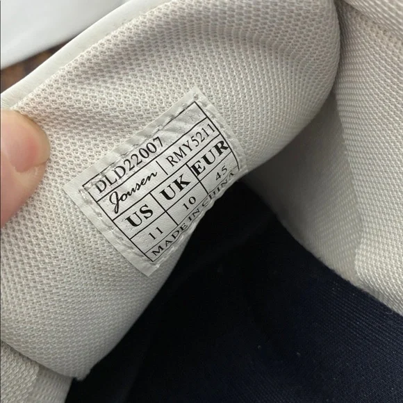 NWT Jousen Milan Classic White Men's 11 Sneakers Lace Up - Picture 9 of 9